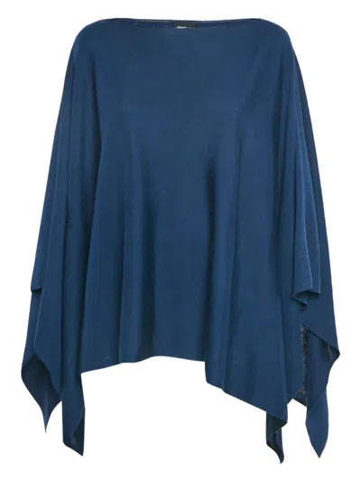 Pre-owned Giorgio Armani Fine-knit Poncho Top
