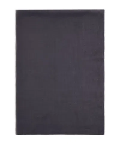 Giorgio Armani Finished Edge Scarf In Black