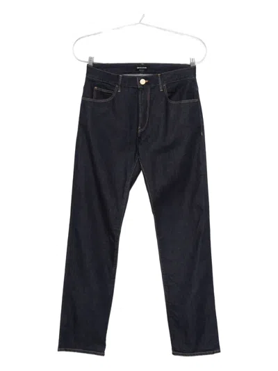 Giorgio Armani Five-pocket Jeans In Blue
