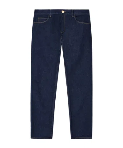 Giorgio Armani Five-pocket Jeans In Blue