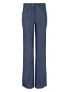 Giorgio Armani Five-pocket Lurex Jeans In Blue