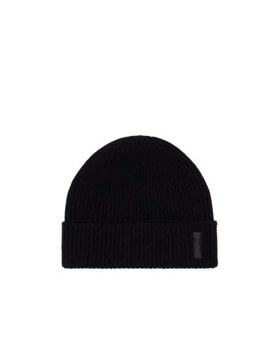 Giorgio Armani Flanged Cashmere Hat In Green