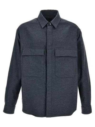 GIORGIO ARMANI FLANNEL OVERSHIRT