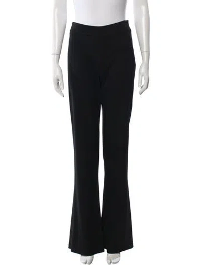 Pre-owned Giorgio Armani Flared Pants In Black
