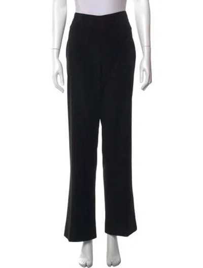 Pre-owned Giorgio Armani Flared Pants In Black