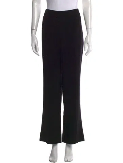 Pre-owned Giorgio Armani Flared Pants In Black