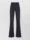 Giorgio Armani Flared Trousers With Pockets And Loops In Multi