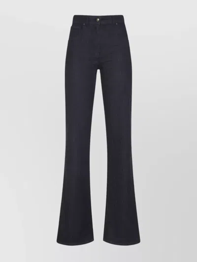 Giorgio Armani Flared Trousers With Pockets And Loops In Multi