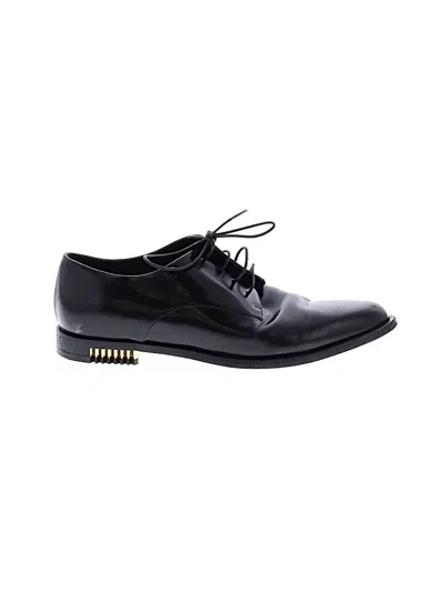 Pre-owned Giorgio Armani Flats In Black