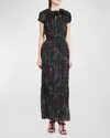 GIORGIO ARMANI FLORAL EMBROIDERED ORGANZA GOWN