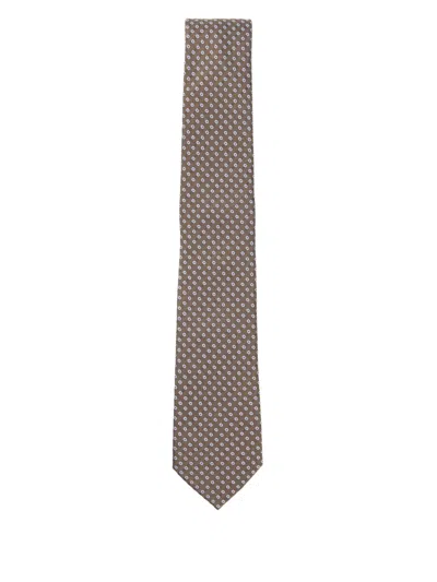 GIORGIO ARMANI FLORAL-PATTERN TIE