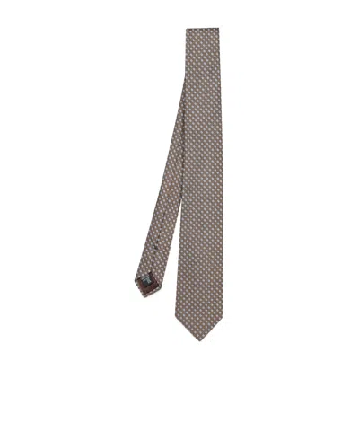 GIORGIO ARMANI FLORAL-PATTERN TIE
