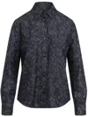 Giorgio Armani Cotton Shirt In Black