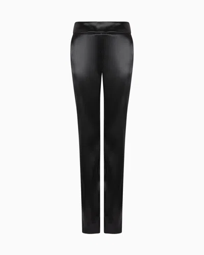 Giorgio Armani Fluid Silk Straight Trousers