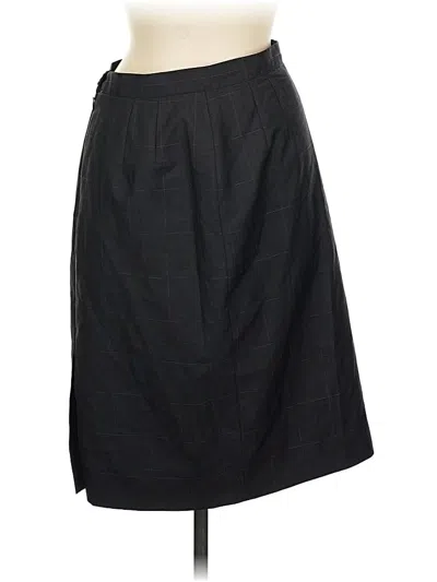Pre-owned Giorgio Armani Formal Skirt In Black