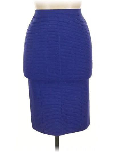 Pre-owned Giorgio Armani Formal Skirt In Blue