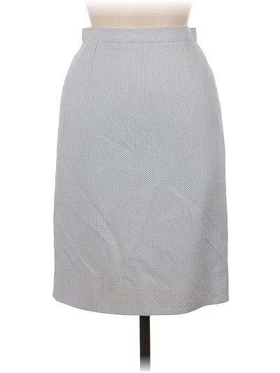 Pre-owned Giorgio Armani Formal Skirt In Gray