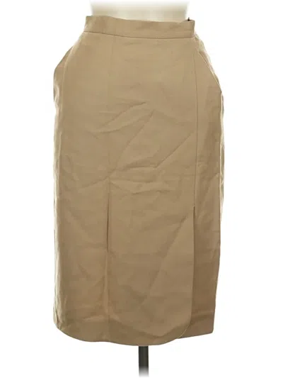 Pre-owned Giorgio Armani Formal Skirt In Tan