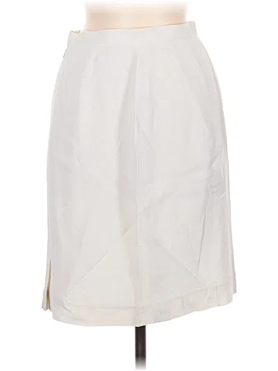 Pre-owned Giorgio Armani Formal Skirt In White