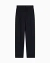 Giorgio Armani Pleated Trousers In Black