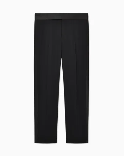 Giorgio Armani Formal Trousers In Black