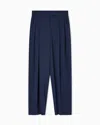 Giorgio Armani Formal Trousers In Blue