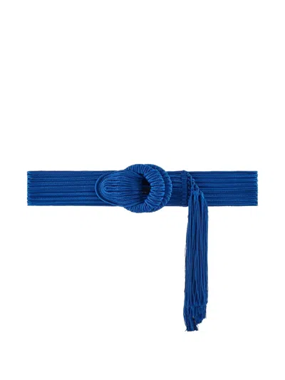 GIORGIO ARMANI FRINGED BUCKLE BELT