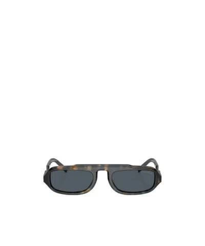 Giorgio Armani Full-framed Sunglasses In Gray