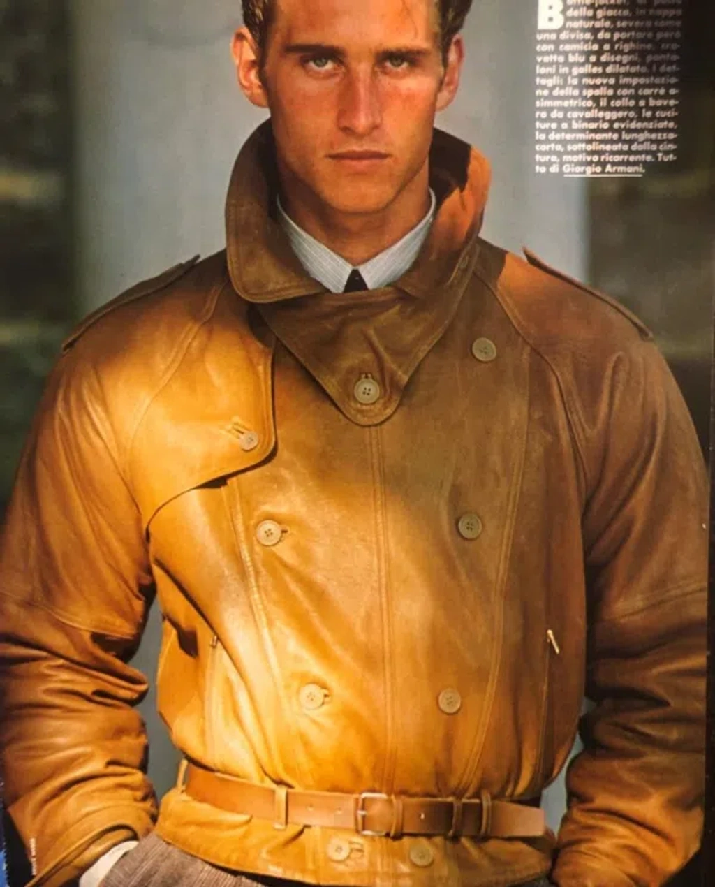 ジャケット・アウター Emporio Armani mouton jacket 80s Sicons Vintage Emporio Armani Shearling Jacket - Etsy