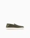 Giorgio Armani Galleria 3 Slip-on Aus Leder Mit Flecht-prägung