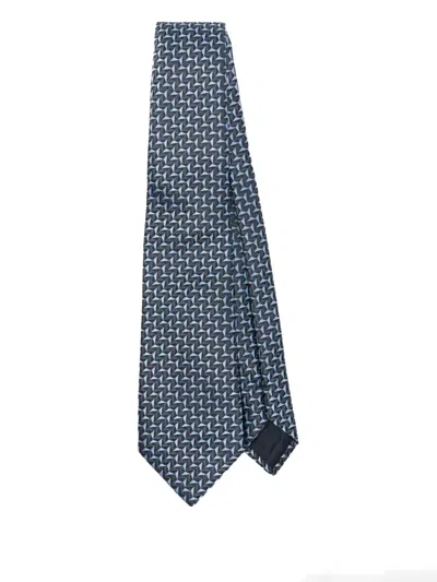 Giorgio Armani Tie In Blue