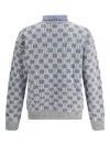 Giorgio Armani Men Graphic Pattern Turtleneck Sweater In Multi