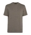 Giorgio Armani Chevron-pattern Jacquard T-shirt