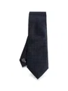 Giorgio Armani Geometric-pattern Tie In White