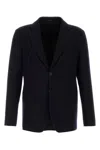 Giorgio Armani Stretch Wool Blazer With Front Pockets