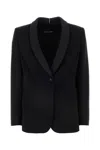 Giorgio Armani Wool Blazer With Shawl Lapel And Chest Pocket
