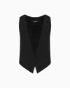 Giorgio Armani Glitter Jacquard Silk-cady Single-breasted Jacket In Black