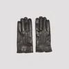 Giorgio Armani Nappa Leather Gloves Accessories In Moro