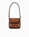 Giorgio Armani Gradient Palmellato Leather La Prima Bag In Brown