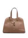 Giorgio Armani Grained Leather Tote Bag
