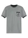 Giorgio Armani Short-sleeved T-shirt In Gray