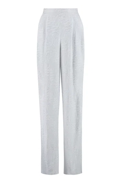 Giorgio Armani Straight-leg Trousers In Grey