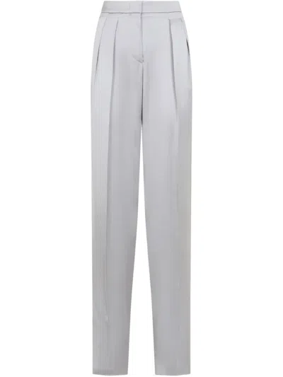 GIORGIO ARMANI PANTALONE DOPPIO RASO SETA,GW000641.TE10101 U8045 STONE