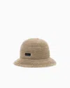 Giorgio Armani Hat In Wool Webbing In Brown