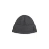 Giorgio Armani Grey Textured Beanie Hat