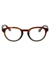 Giorgio Armani Havana Red Acetate Sunglasses In Brown