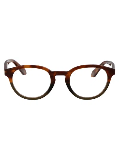 Giorgio Armani Havana Red Acetate Sunglasses In Brown