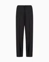 Giorgio Armani Hemp Jersey Relaxed-fit Trousers