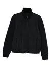 Giorgio Armani High-neck Bluson Jacket With Shearling Details Clothing In Black