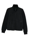 Giorgio Armani High-neck Bluson Jacket With Shearling Details Clothing In Black